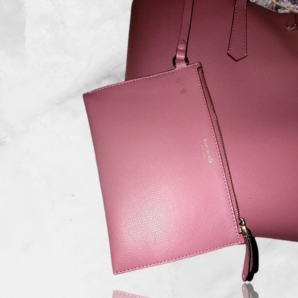 Pink Kate Spade tote w/wristlet - Picture 2 of 10